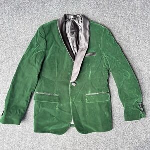 Green Velvet Tuxedo Jacket Boys 160cm Boys 10/12
